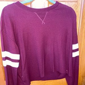 Hollister cropped shirt